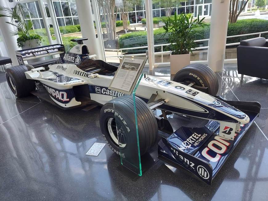 A 2000-season Formula 1 car at BMW's Zentrum Museum