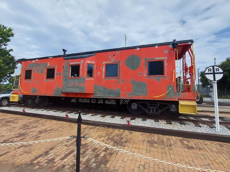 Hub City Railroad Museum caboose