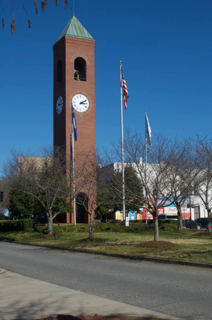 Spartanburg clock tower