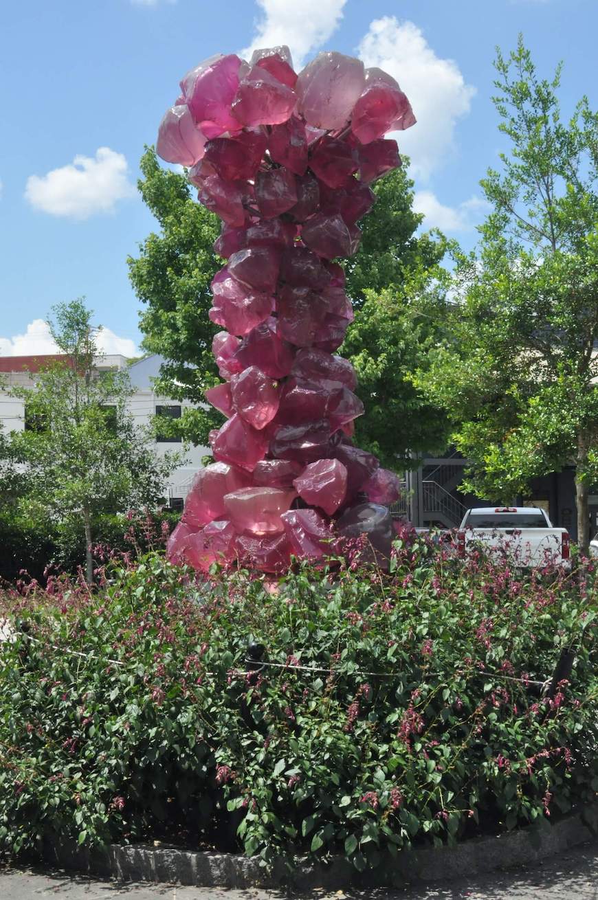 Rose Crystal Tower in Pedrick's Garden